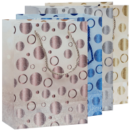 Pungi cadou din hartie cartonata cu maner 23x18x10 cm 12 buc, Adison